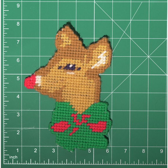 VTG Handmade Christmas Ornament Lot of 7 Festive Holidaycore Collectible Santa - Picture 2 of 16